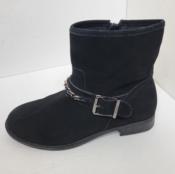 VIONIC Orthaheel Country Crescent Suede Boots Ankle Buckle Size 7.5 - Picture 4 of 14